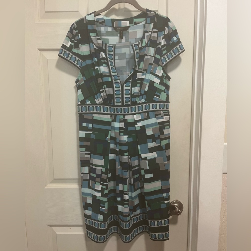 BCBGMaxAzria geometric patterned dress